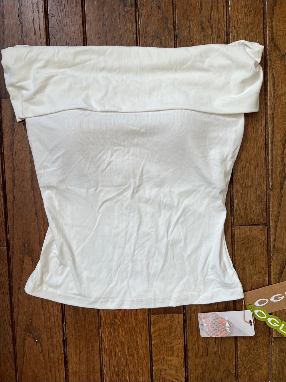 OGL White Multi-wear Versatile Necklines Bra Top Size Small NWT